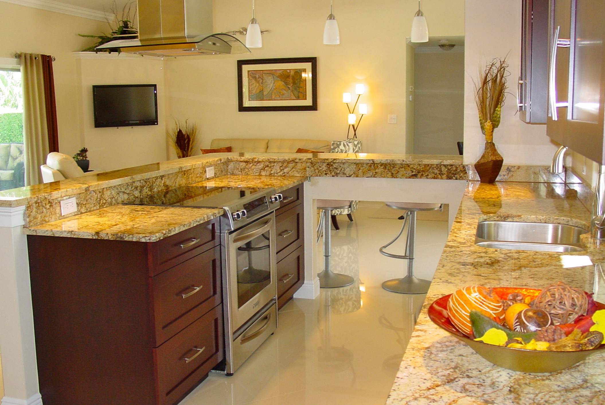 Interior remodeling project by South West Shores Construction