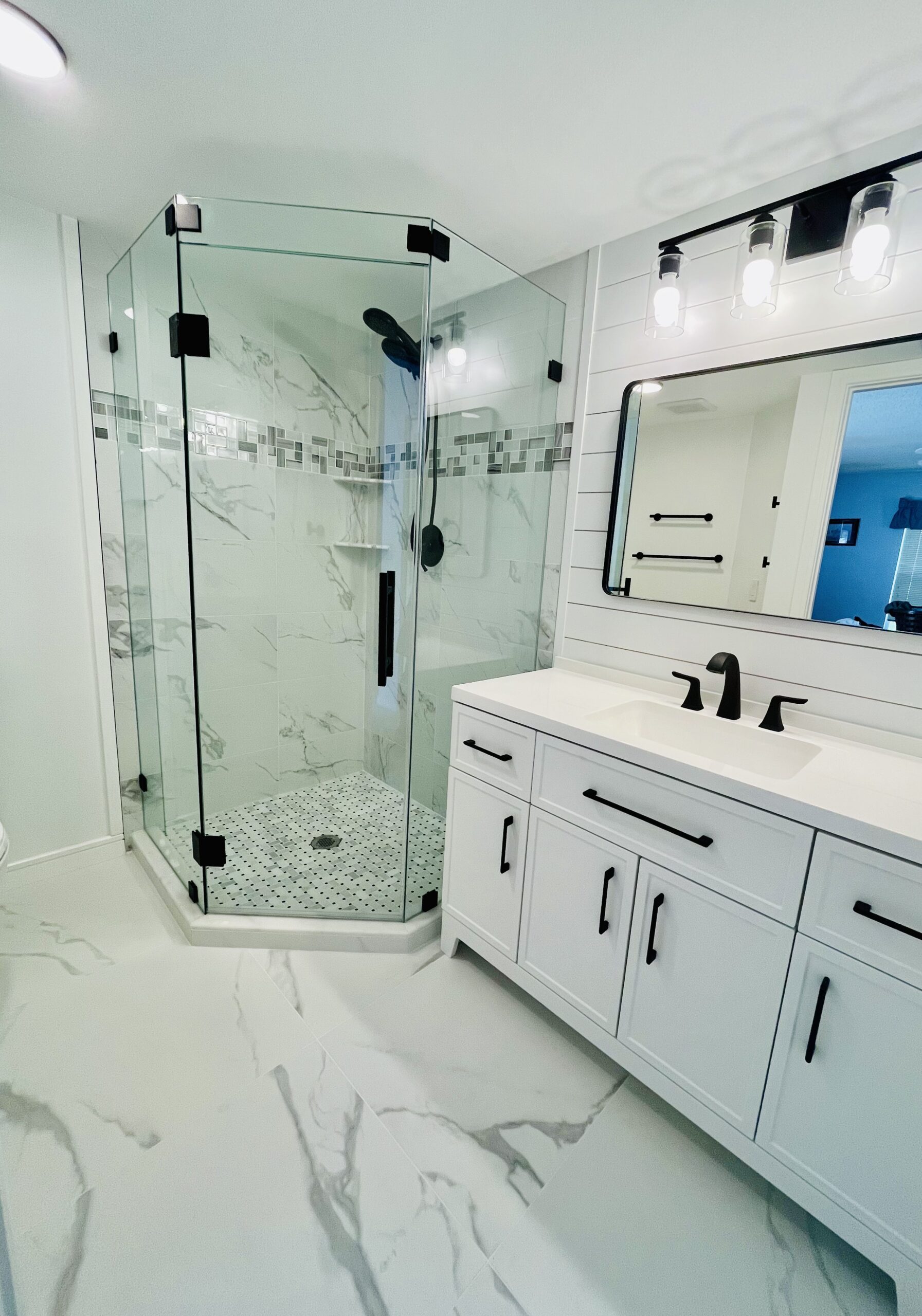 Bathroom remodeling project